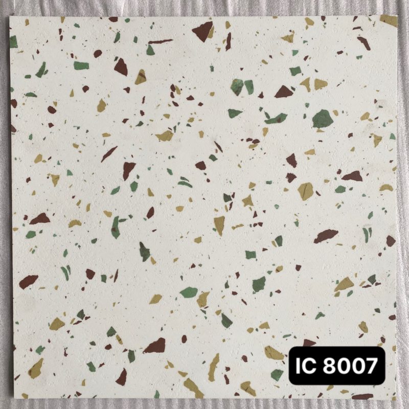 Sàn nhựa dán keo Vân Đá Mài Terrazzo IC 8007