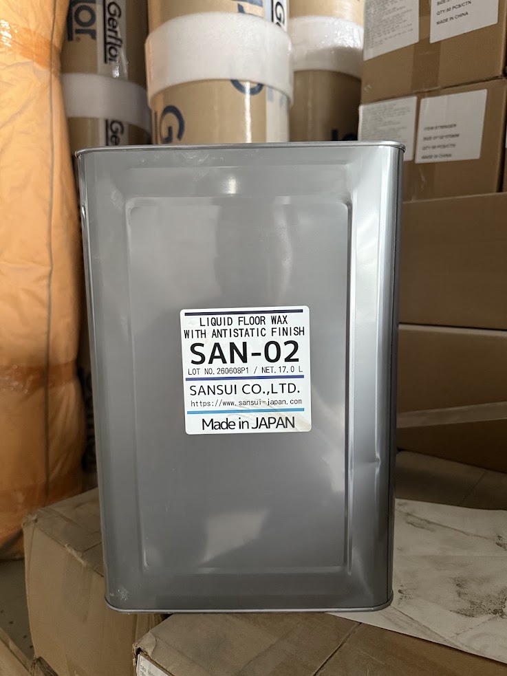 Wax phủ bóng chống tĩnh điện SAN-02 nhập khẩu từ Nhật Bản Wax phủ bóng chống tĩnh điện SAN-02 nhập khẩu từ Nhật Bản