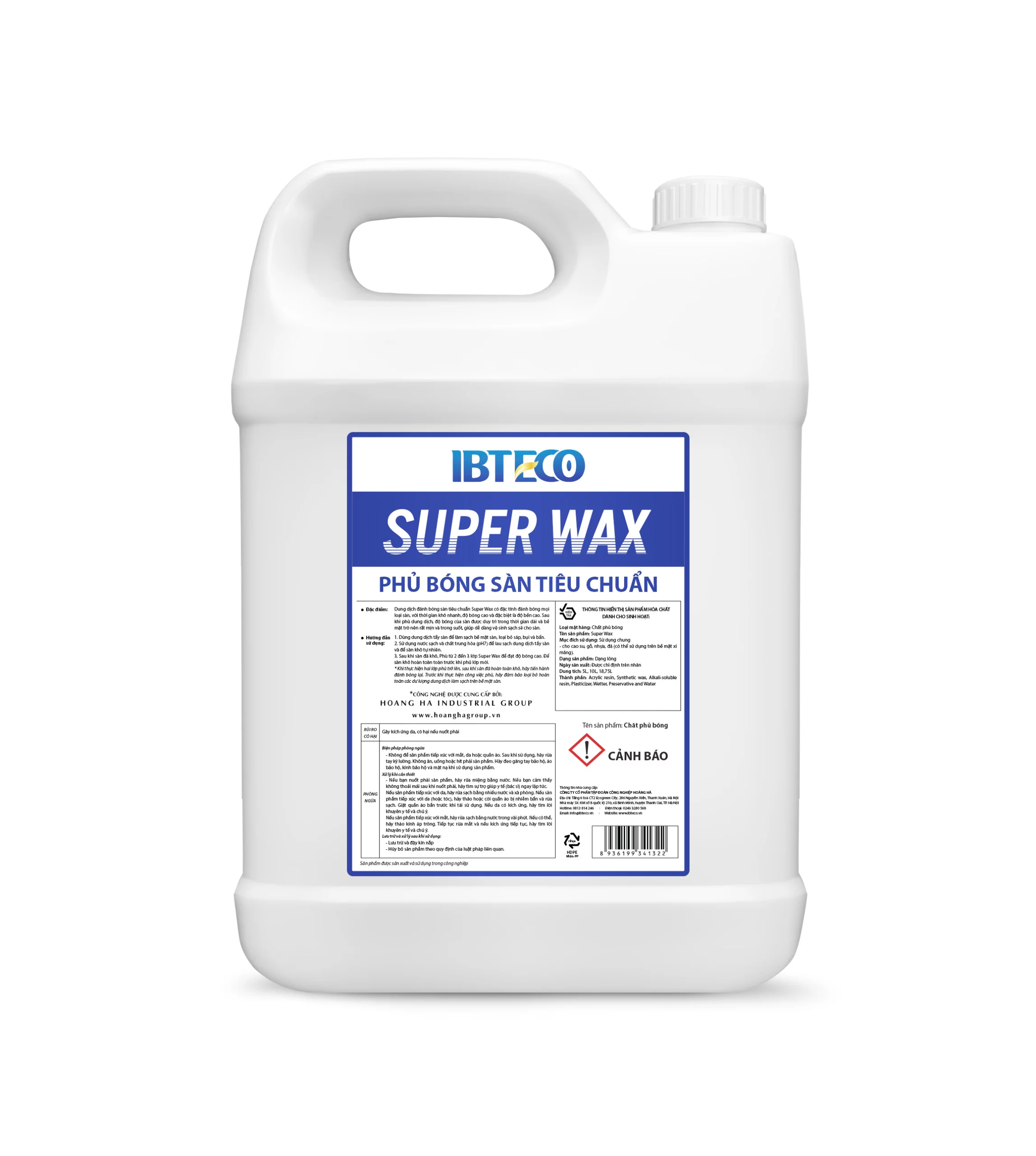 Phủ Bóng Sàn Tiêu Chuẩn IBTECO Super Wax Phủ Bóng Sàn Tiêu Chuẩn IBTECO Super Wax